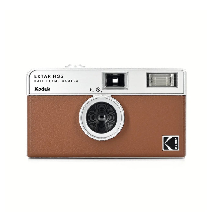 [KODAK] 하프 필름카메라 EKTAR H35 Brown 토이카메라