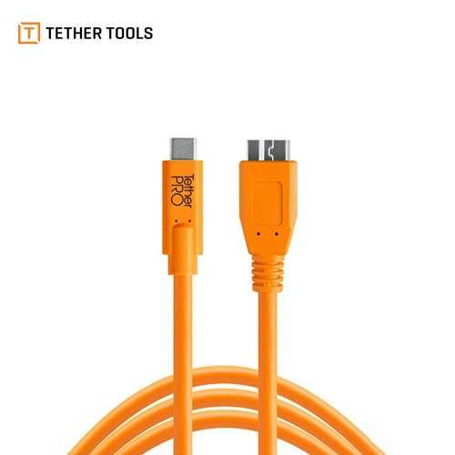 [Tether tools] TETHERPRO USB-C TO 3.0 MICRO-B ORG (CUC3315-ORG)